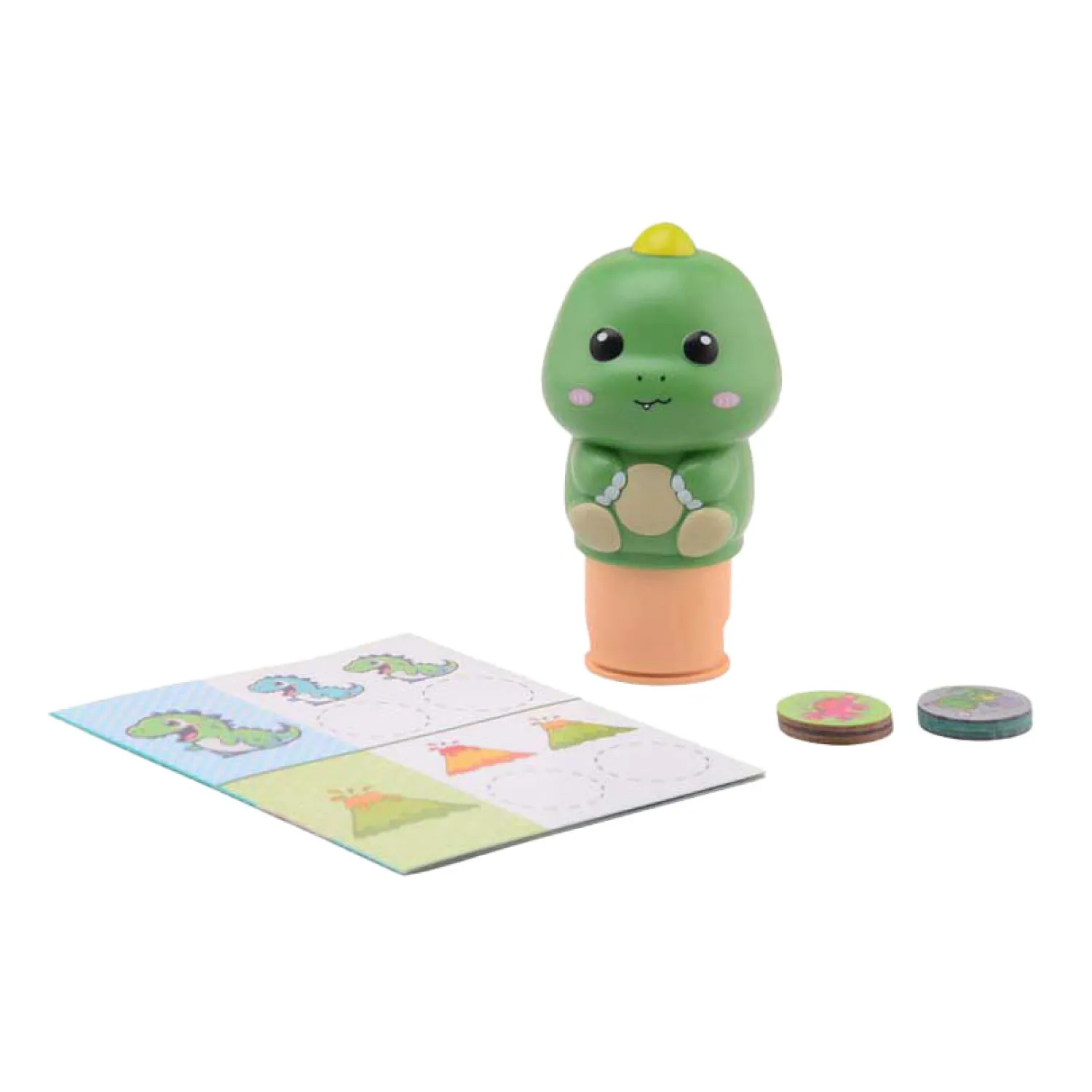 Dinosaurus Sticker Stamper, 100 stickers, in display-Johntoy New