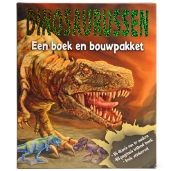 Rebo Publishers Dinosaurussen, een boek en bouwpakket Outlet