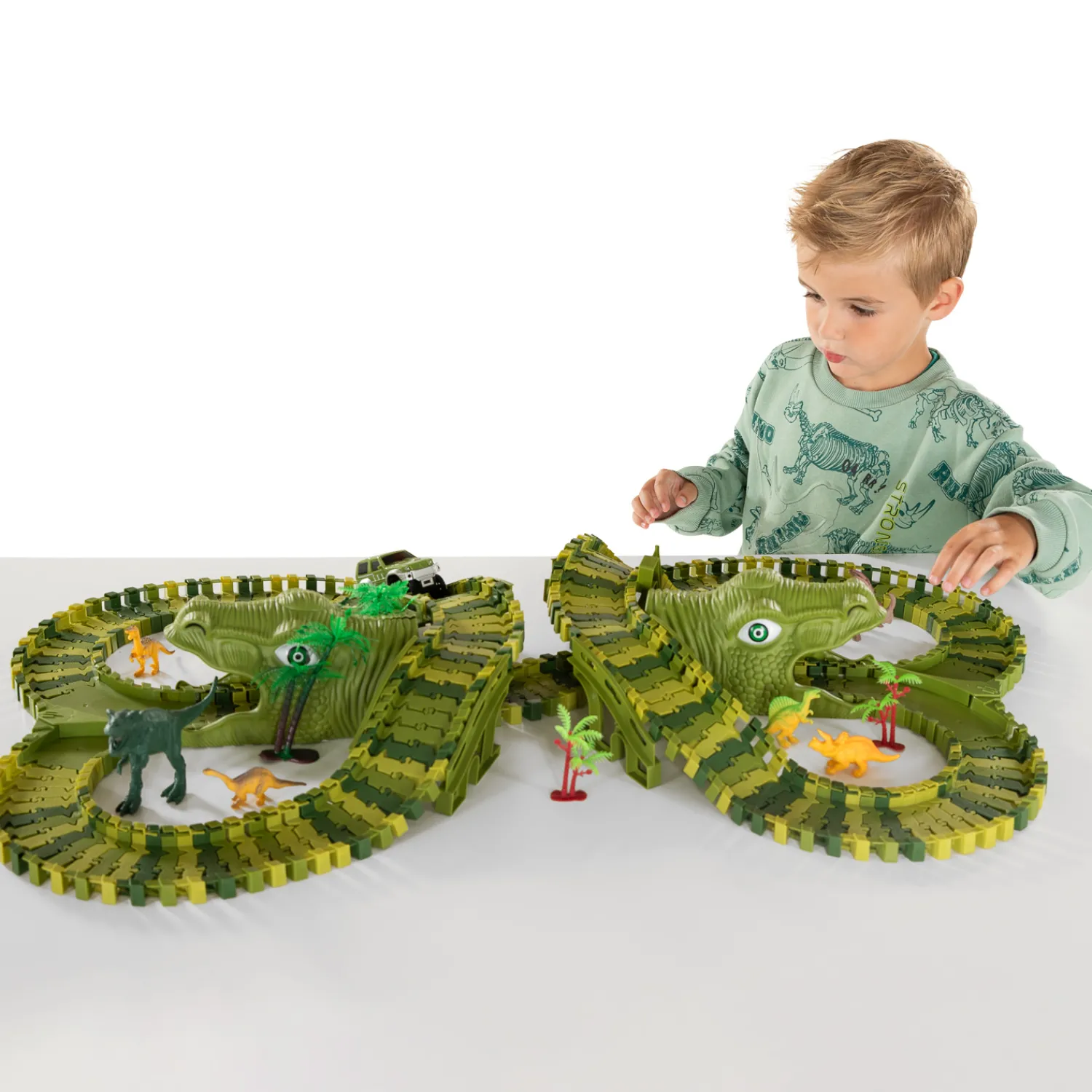 Dinotrack Uitgebreid Speelset, 200dlg.>