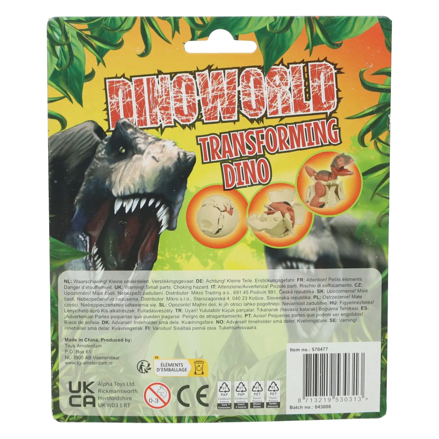 Dinoworld Transformerende Dino Online