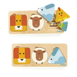 AnimaBasic Vormenpuzzel, 9st.>Djeco Sale