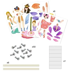 Beweegpopjes Kleuren en Knutselen>Djeco Sale