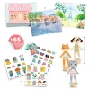 Djeco 'Bonjour Paris' Poezen Aankleedpopjes met Stickers