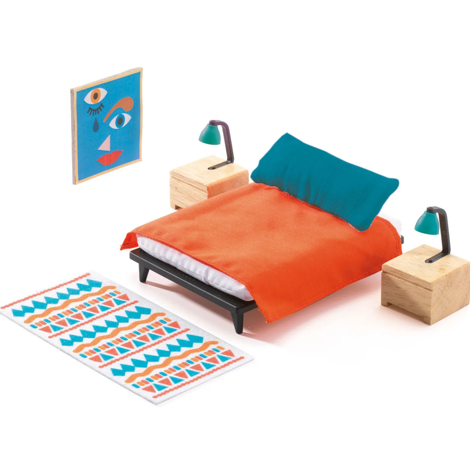 City House Houten Poppenhuis incl. Meubels-Djeco Best