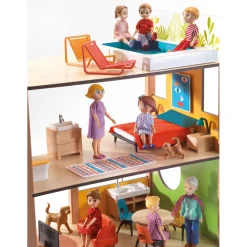 City House Houten Poppenhuis incl. Meubels-Djeco Best