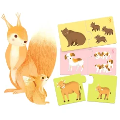 Combinatiepuzzel Dieren - 12st.><noscript><img width=