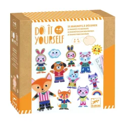 DIY - Knutsel Dierenmagneten - 15dlg.-Djeco Clearance