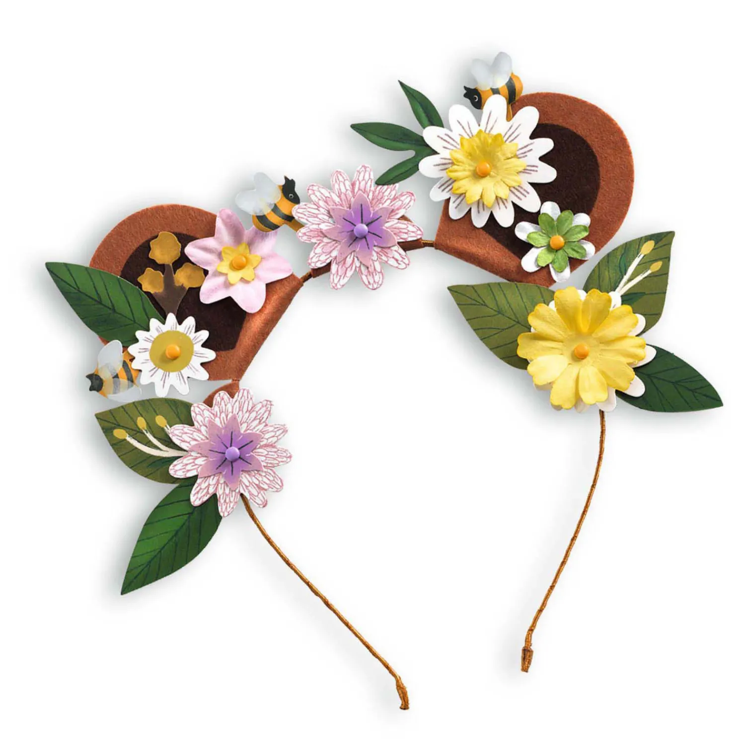 DIY - Knutselset Dierenhaarband - 3 Haarbanden-Djeco Outlet