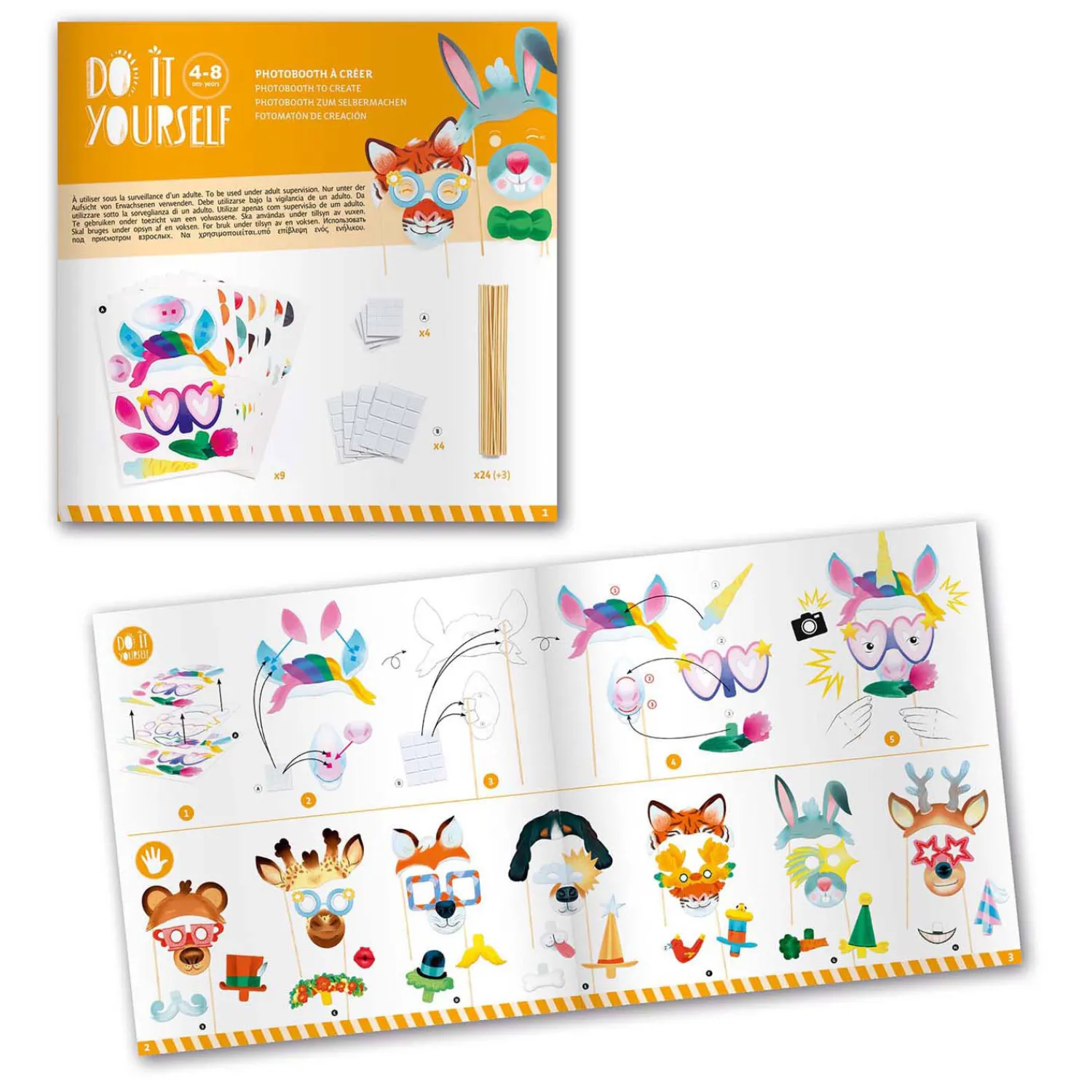 Djeco DIY - Photobooth Knutselset - 40dlg.> Outlet