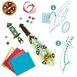 DIY Mozaiek Piraten Zwaard><noscript><img width=