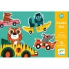 Djeco Duo Voertuigen 10in1 Puzzel- Clearance