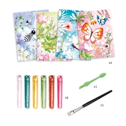 Djeco Glitterschilderijen - Vlinders Outlet