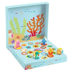 Djeco Houten 4-in-1 Spellen - Ludo Zee Discount