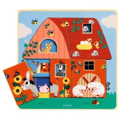 Djeco Houten Lagenpuzzel - 12dlg. Online