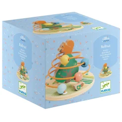 Houten Motoriekspiraal Rollnut Eekhoorn>Djeco Hot