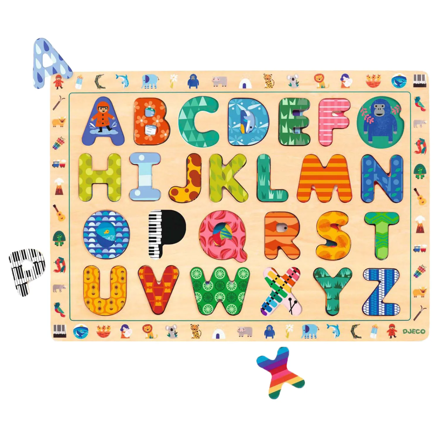 Djeco Houten Puzzel - Het Alfabet Sale