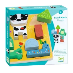 Djeco Houten Puzzel en Bouwspel New