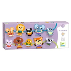 Djeco Houten Rijgkralen Dieren - Incl 2 Koordjes>