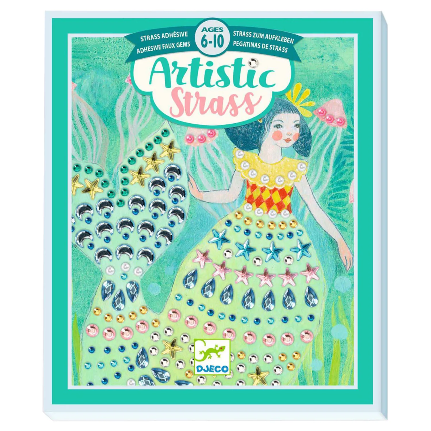 Kaarten versieren met Diamantjes - Zeemeermin-Djeco Best