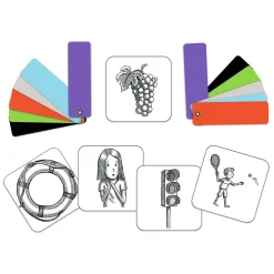 Djeco Kaartspel Color Connect - Tot 6 Spelers Hot