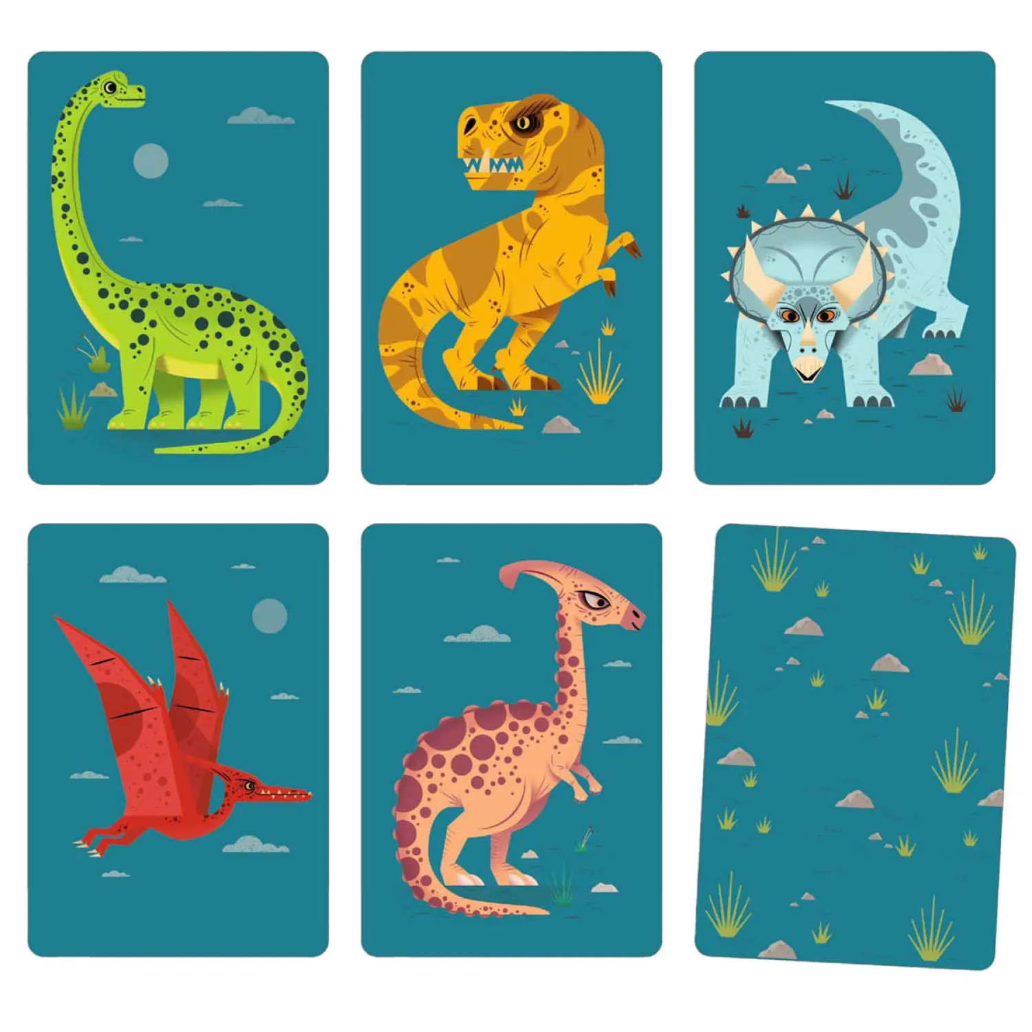 Kaartspel Dino Draft - 60 Kaarten-Djeco Online