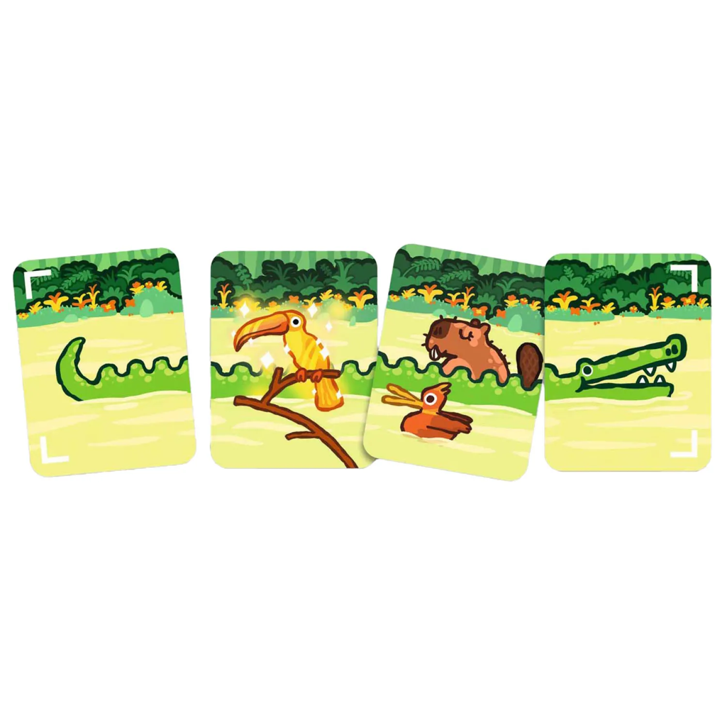 Kaartspel Safari Croco - 2 tot 5 Spelers-Djeco