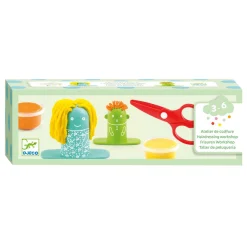 Djeco Klei Set - Kappers Workshop - 2 Kleuren Klei Sale