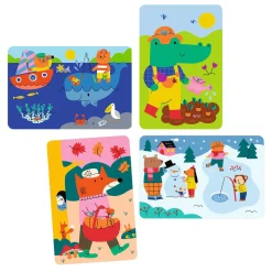 Kleuren met Water - 4 Seizoenen>Djeco Online