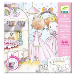 Kleurplaten met Verrassingsdeurtjes>Djeco Online