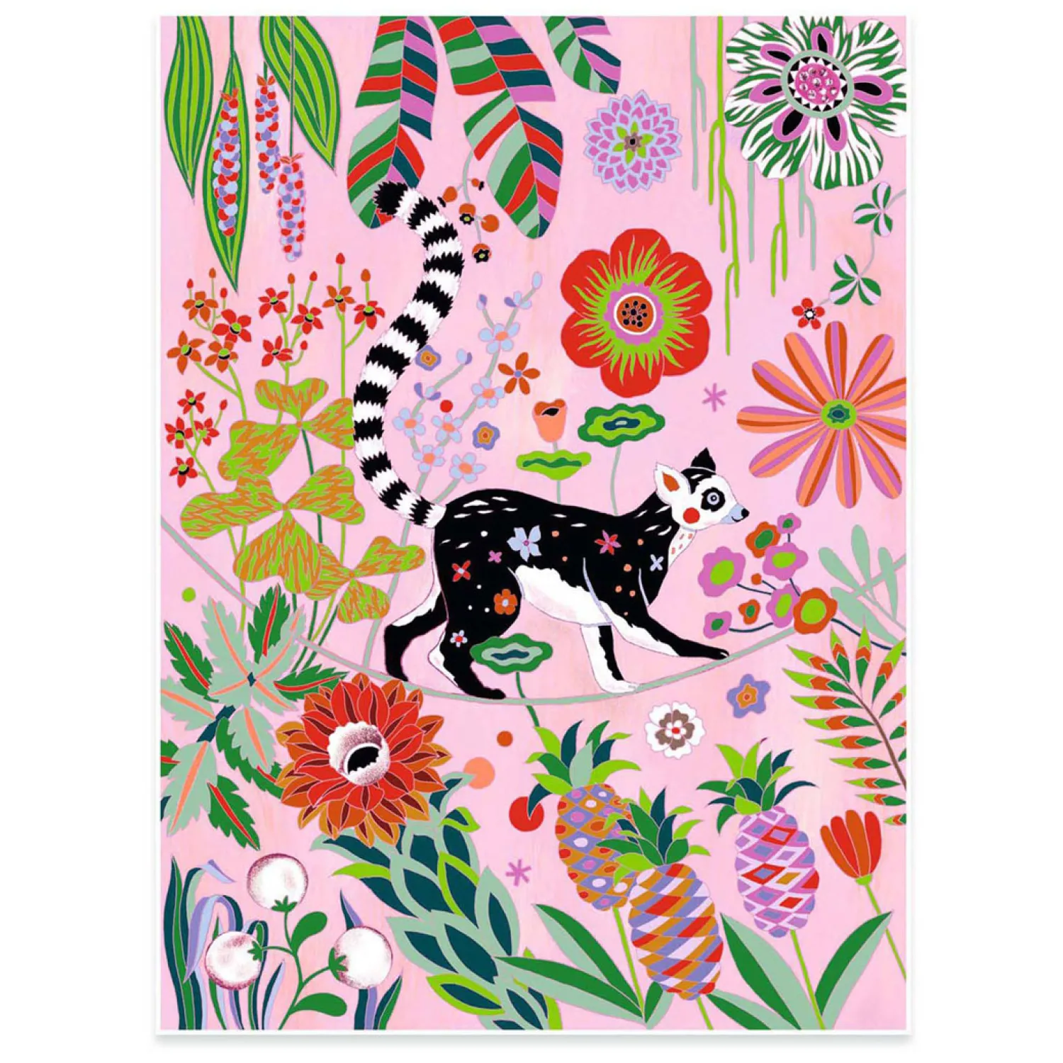 Kleurplaten Wilde Dieren>Djeco Hot