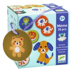Knuffels Memospel, 30 Kaarten-Djeco Sale