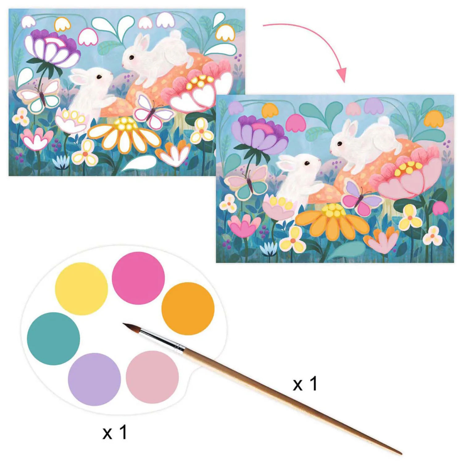 Djeco Knutseldoos met 6 Creatieve Activiteiten Hot