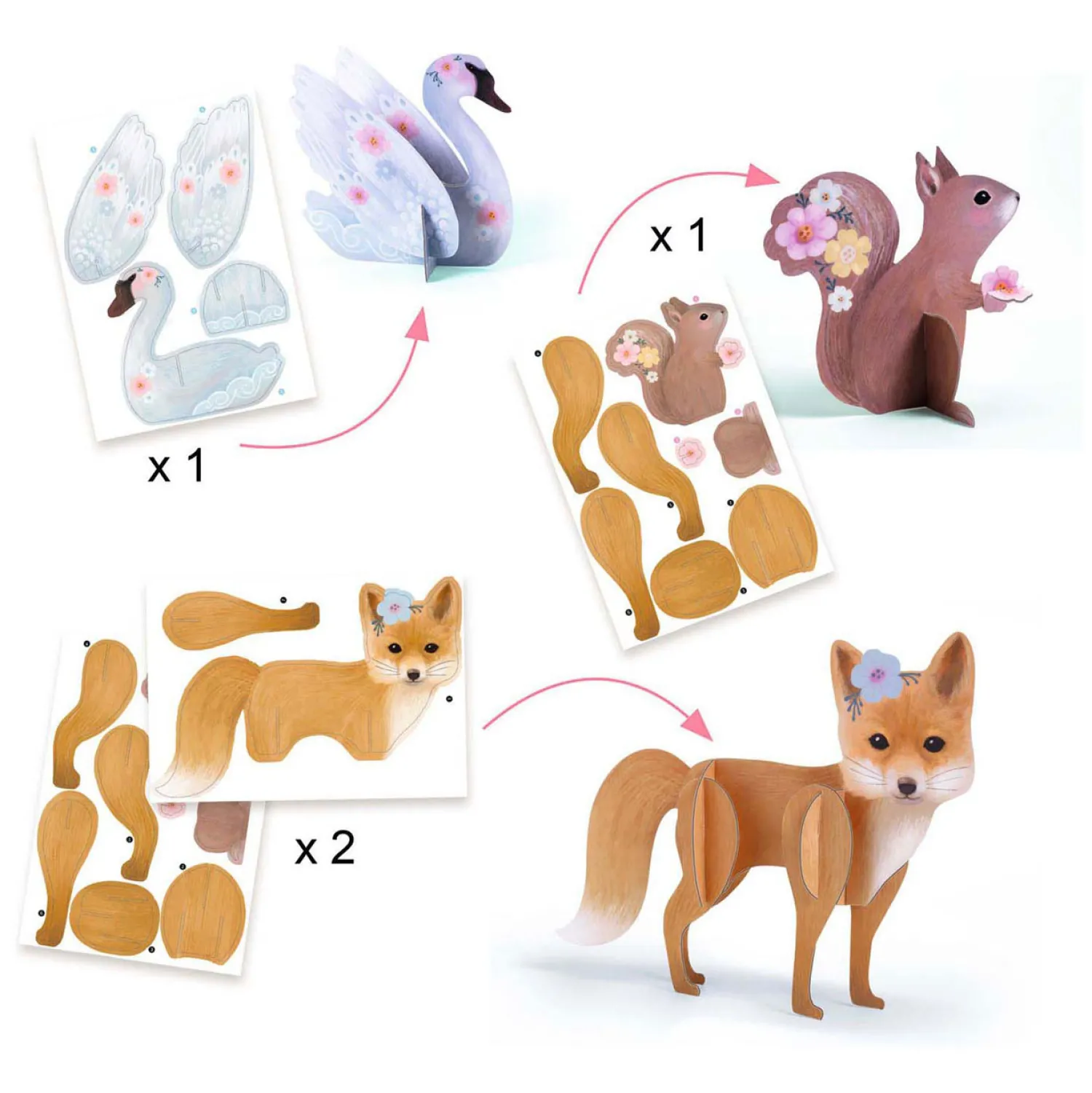 Djeco Knutseldoos met 6 Creatieve Activiteiten Hot