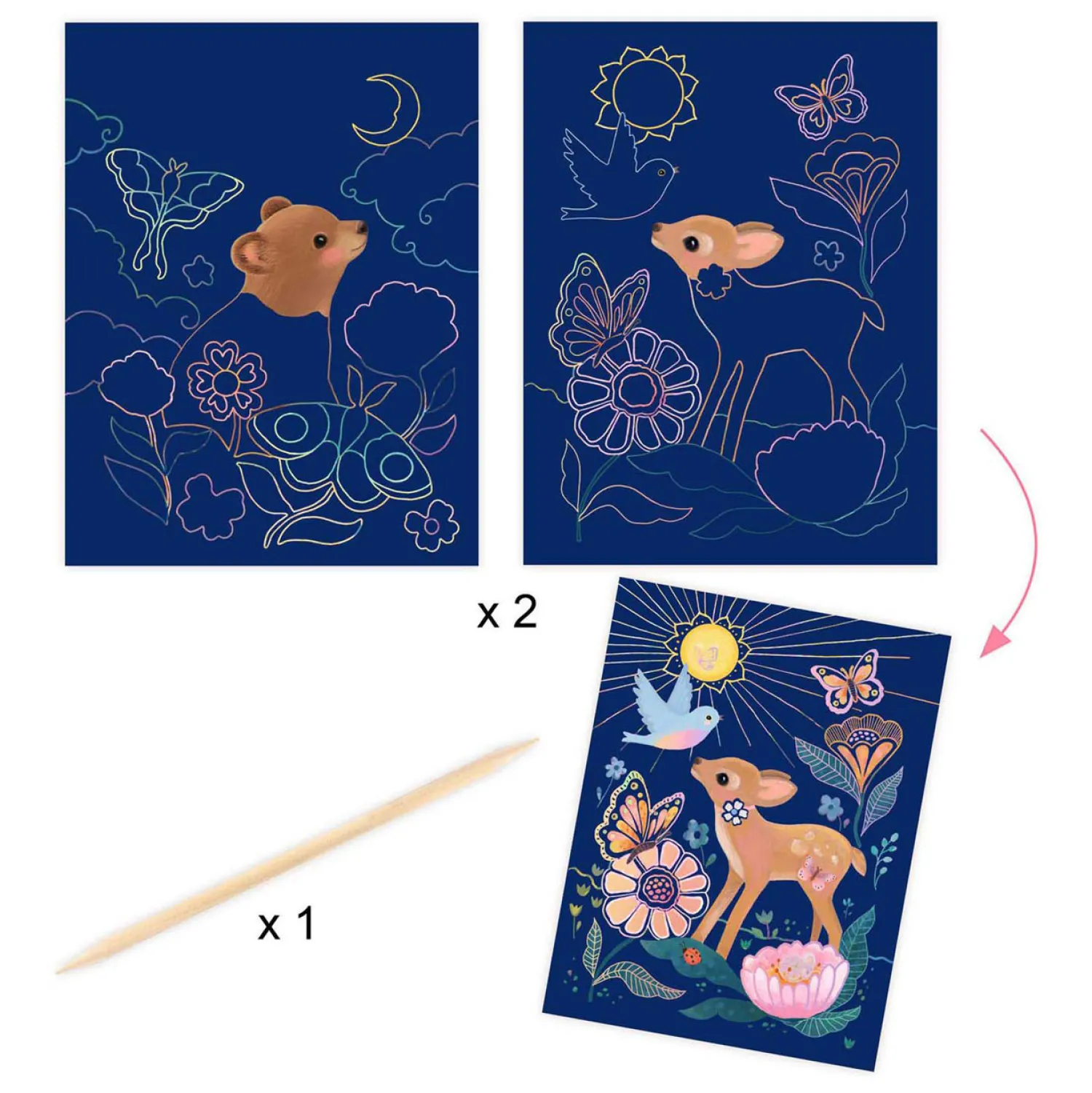 Djeco Knutseldoos met 6 Creatieve Activiteiten Hot