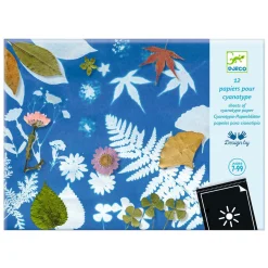 Knutselen Cyanotypepapier Navulet - Bladeren>Djeco