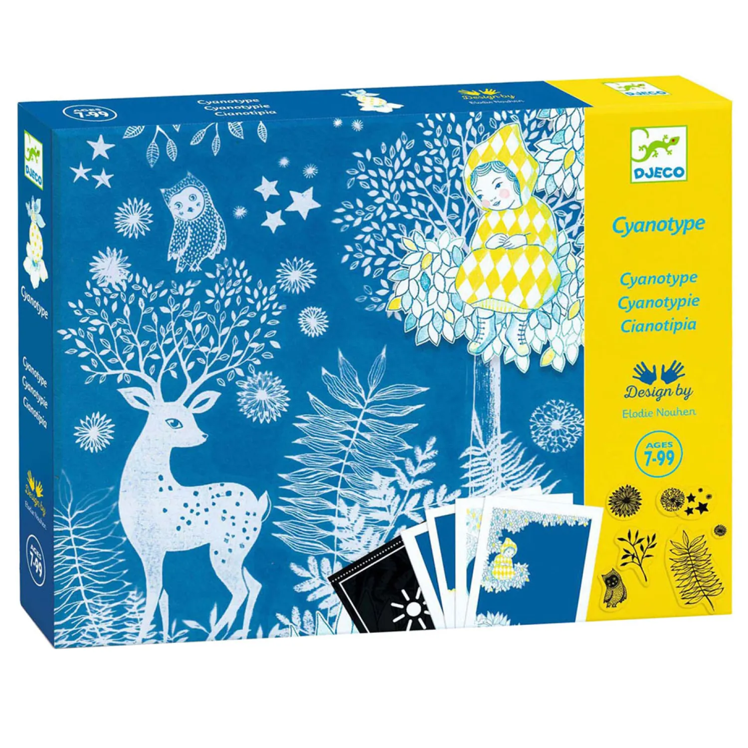 Knutselen Cyanotype Navulset - Nachtelijke Savanne-Djeco Online