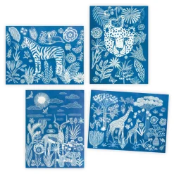 Djeco Knutselen Cyanotype - Nachtelijke Savanne New