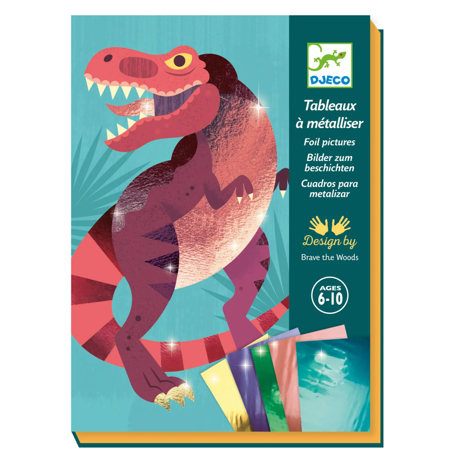 Djeco Knutselen met Folie Dinosaurus Hot