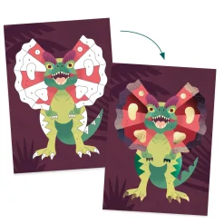 Djeco Knutselen met Folie Dinosaurus Hot