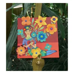 Knutselset Kaarten versieren met bloemen - Frida Kahlo><noscript><img width=