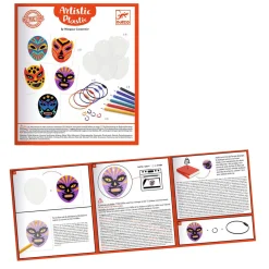 Djeco Knutselset Mexicaanse Worstelaars Sleutelhangers van Krimpfolie Online