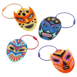 Djeco Knutselset Mexicaanse Worstelaars Sleutelhangers van Krimpfolie Online