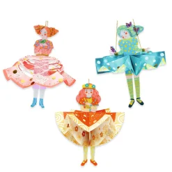 Knutselset Papieren Jurken met Aankleedpoppen-Djeco New