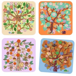 Djeco Knutselset Vilt Door de Seizoenen Heen Discount