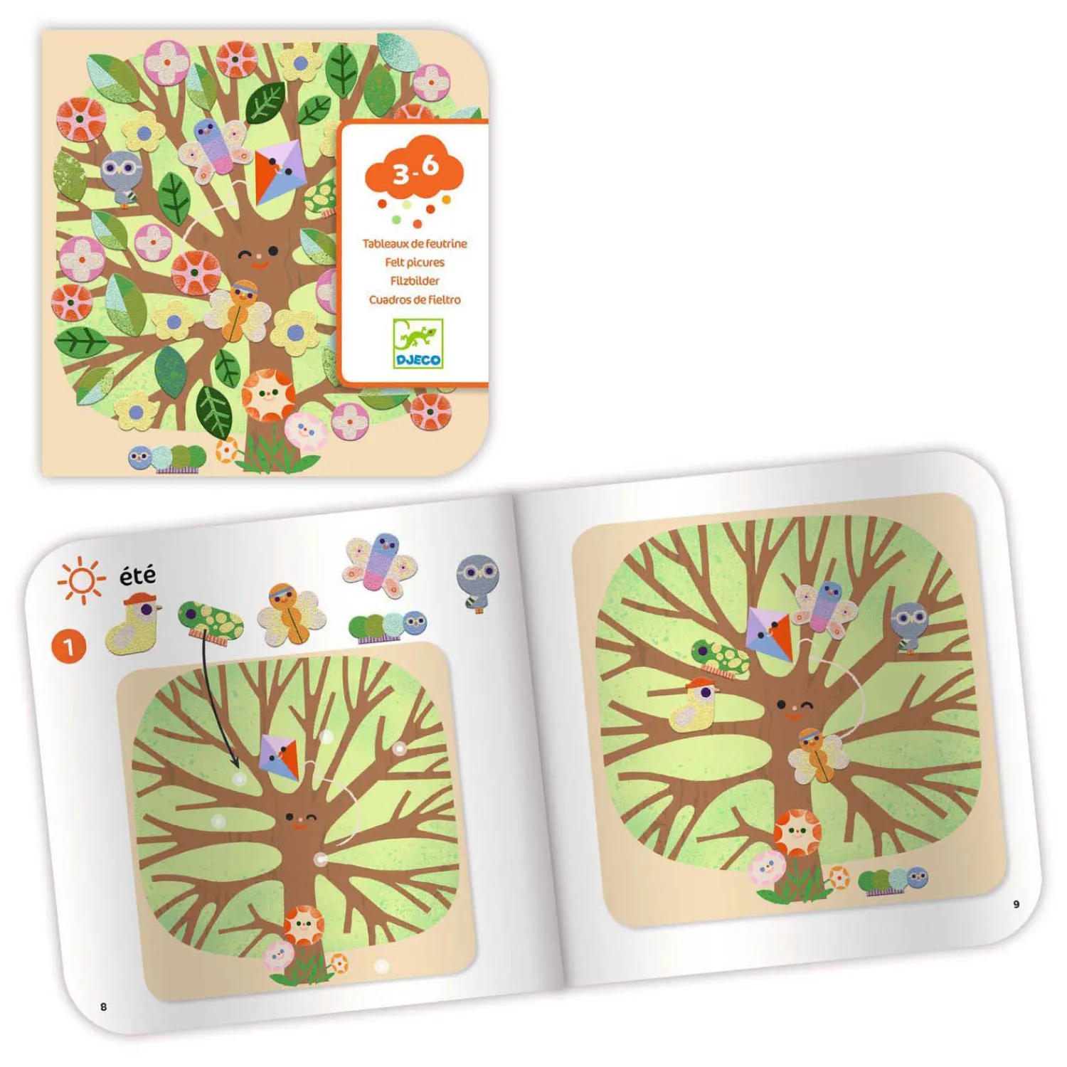 Djeco Knutselset Vilt Door de Seizoenen Heen Discount