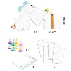 Djeco Knutselset Vinger Verven New