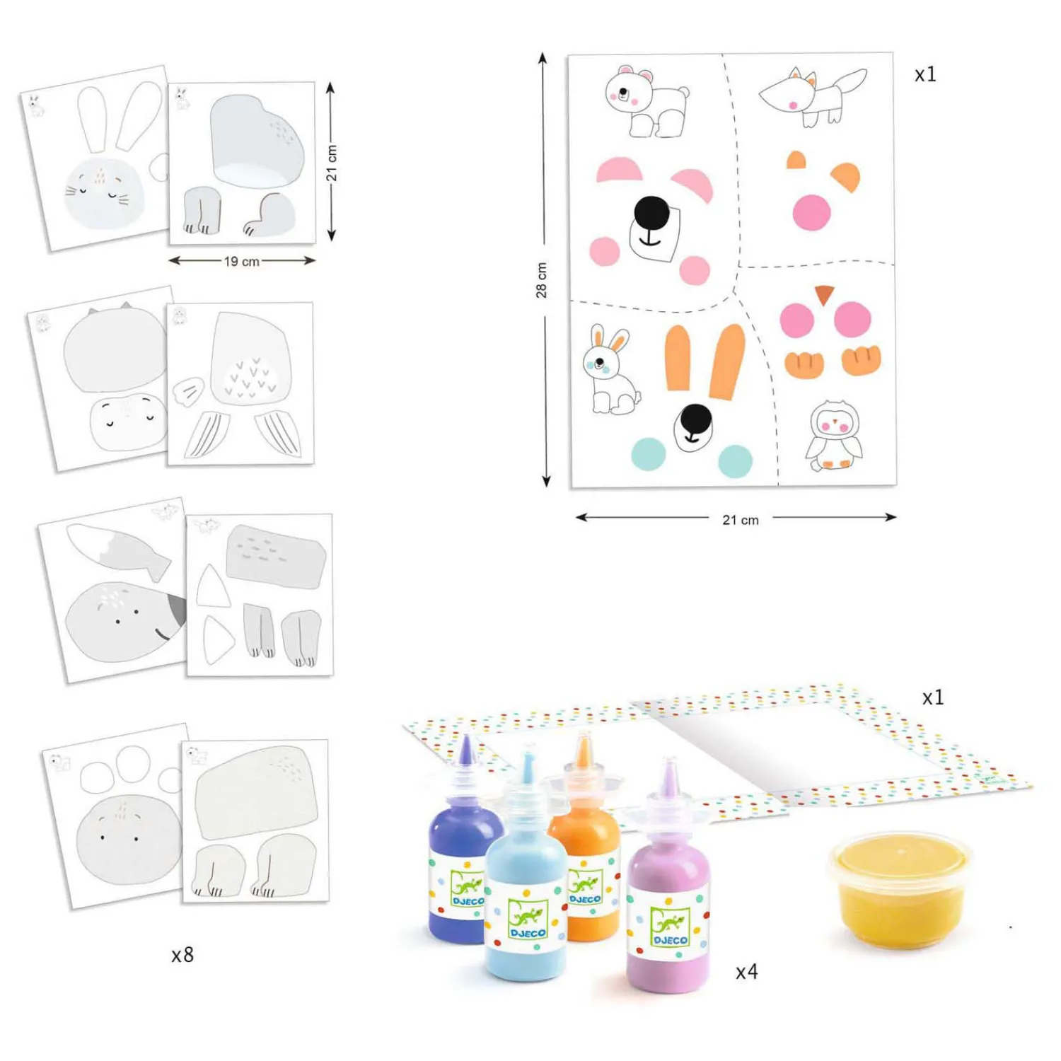 Knutselset Vingerverf>Djeco