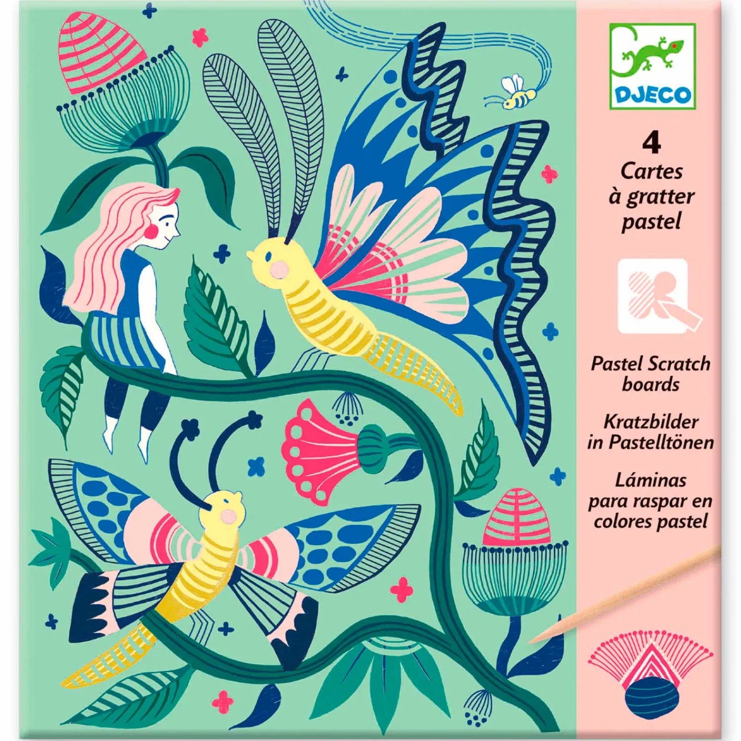 Kraskaarten - Fantasie Tuinen-Djeco Sale