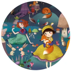 Legpuzzel Betoverd Bos - 100st.-Djeco Discount