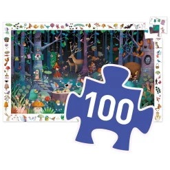 Legpuzzel Betoverd Bos - 100st.-Djeco Discount
